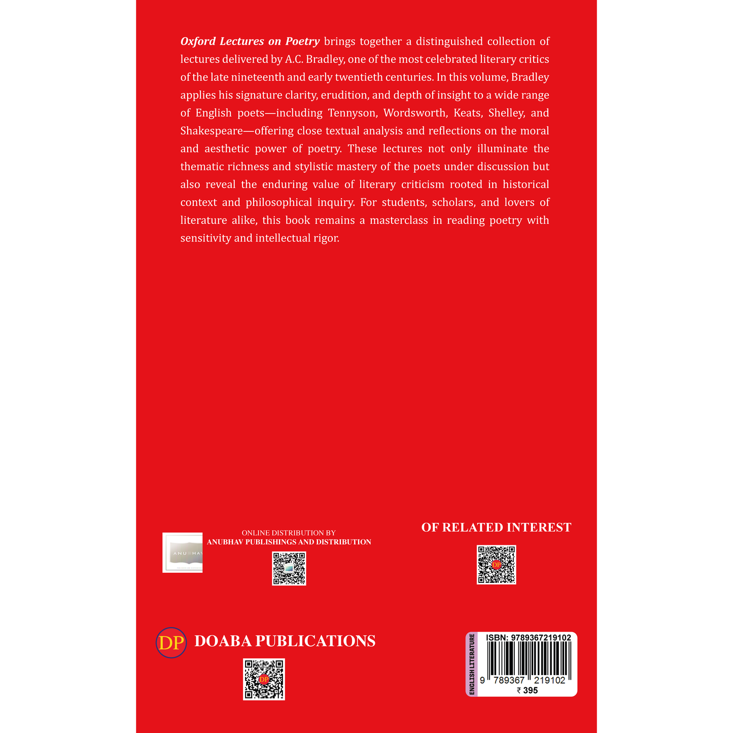 Oxford Lectures on Poetry