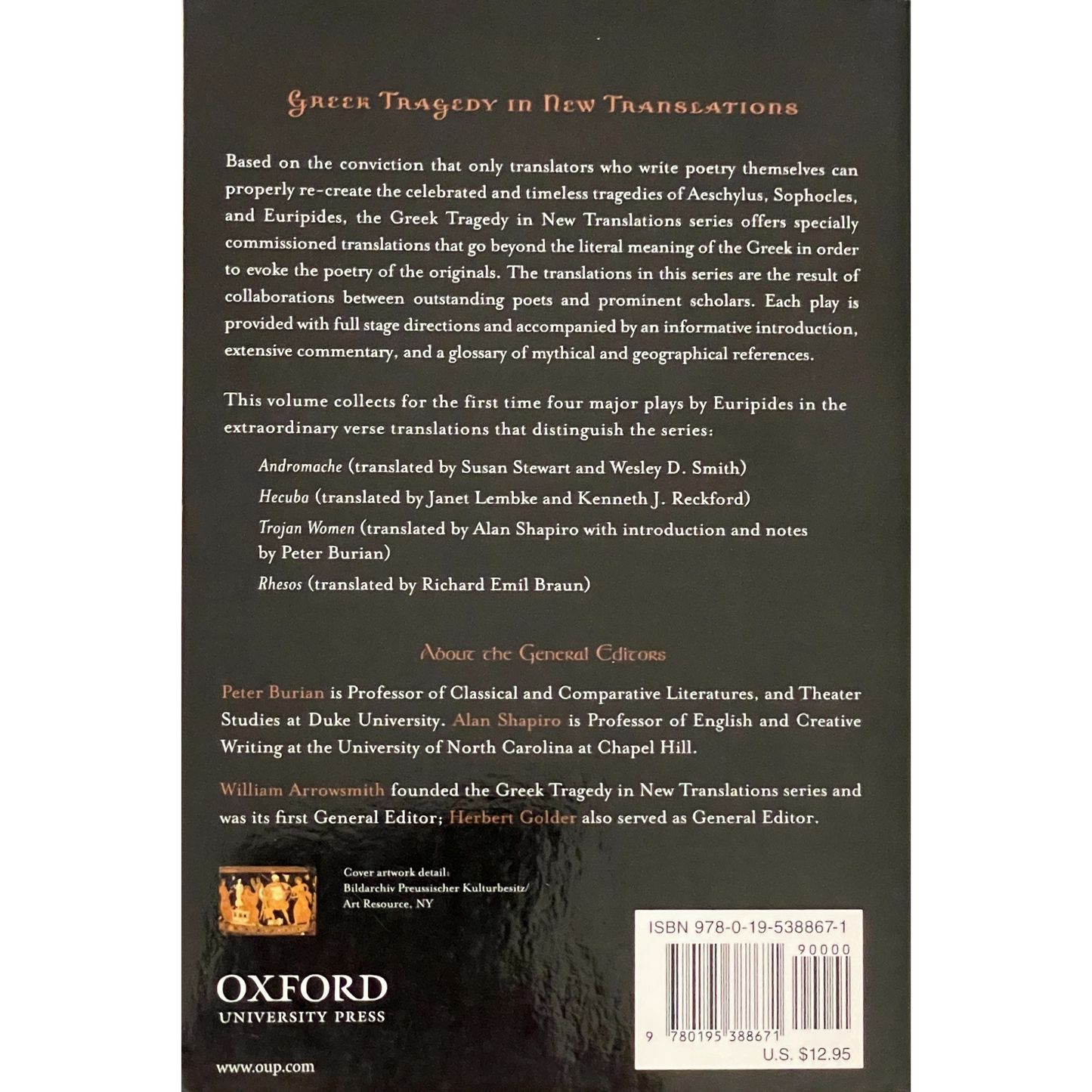 Greek Tragedy in New Translations - The Complete Euripides