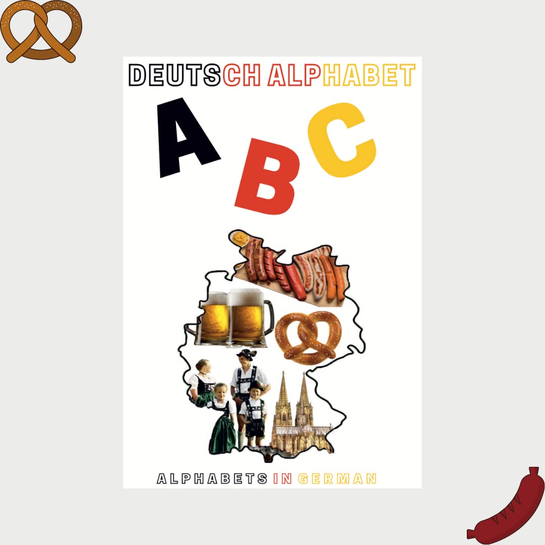 Deutsch Alphabet – German Alphabet Flashcards (Pack of 30)