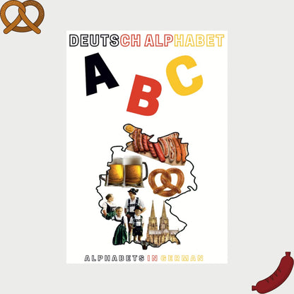 Deutsch Alphabet – German Alphabet Flashcards (Pack of 30)