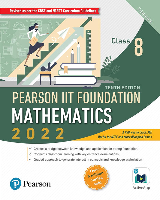 Pearson IIT Foundation Mathematics Class 8 (10th Edition)