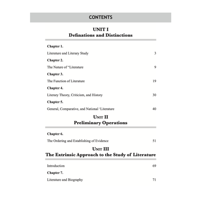 Theory of Literature
