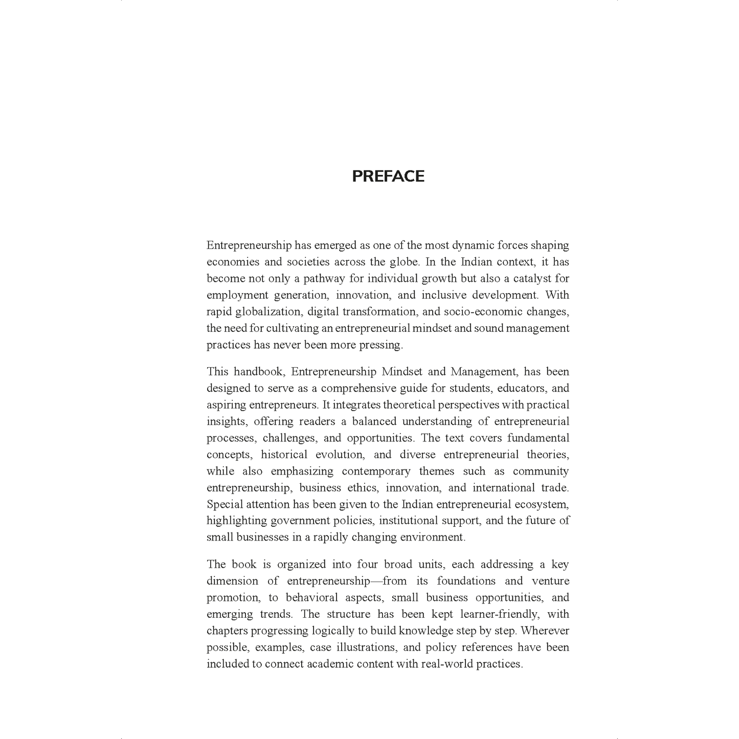 Entrepreneurship Mindset and Management: A Handbook