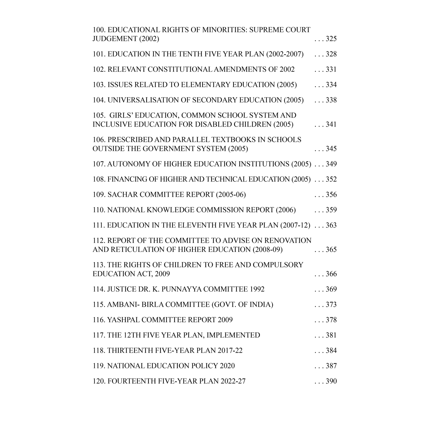 Landmarks in Indian Education: Committees, Reports, and Policies