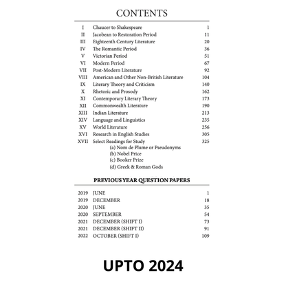 Objective Type Questions on Literature in English