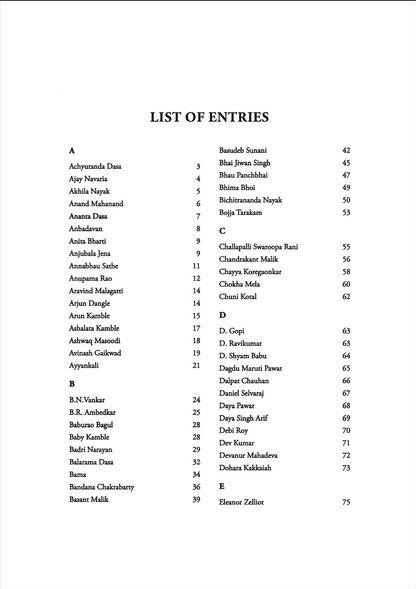 Dalit Writers of India
