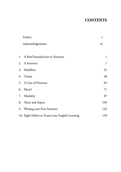 Making of Sentence: A Guide to Sentence Construction