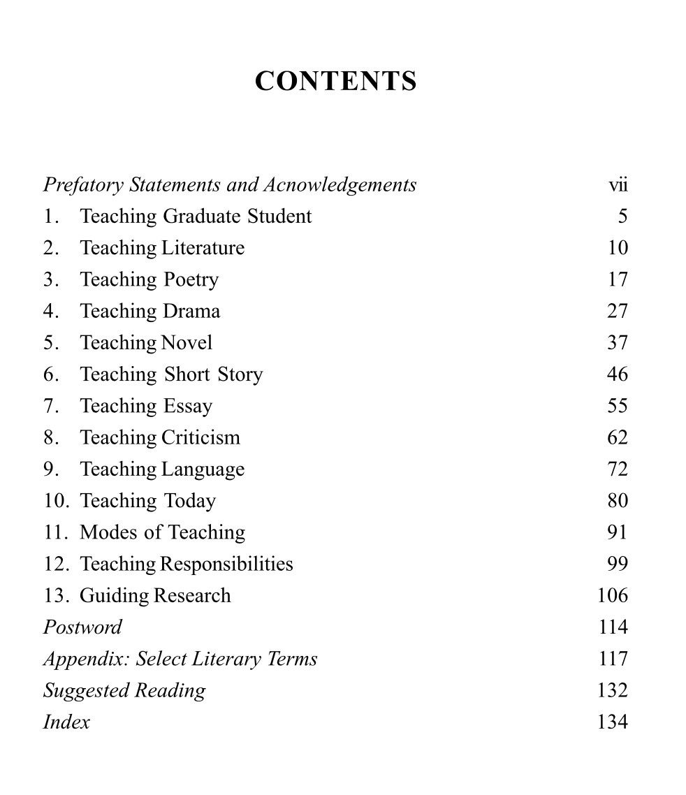 Teaching English Literature
