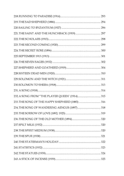 Selected Poems by William Butler Yeats